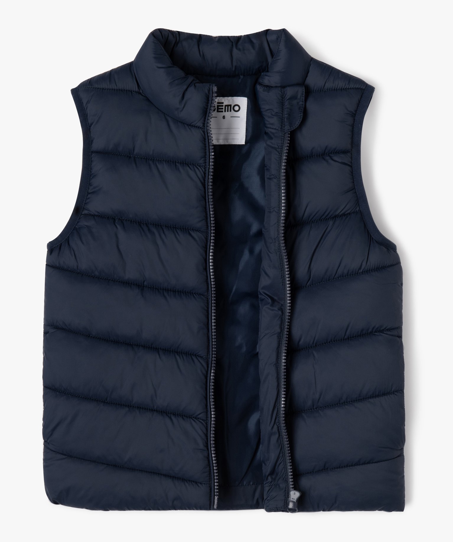 Blouson sans manches matelassé Garçon marine | GEMO