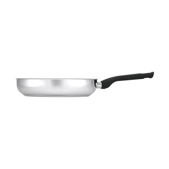 Edelstahl-Bratpfanne, 28 cm, anthrazit