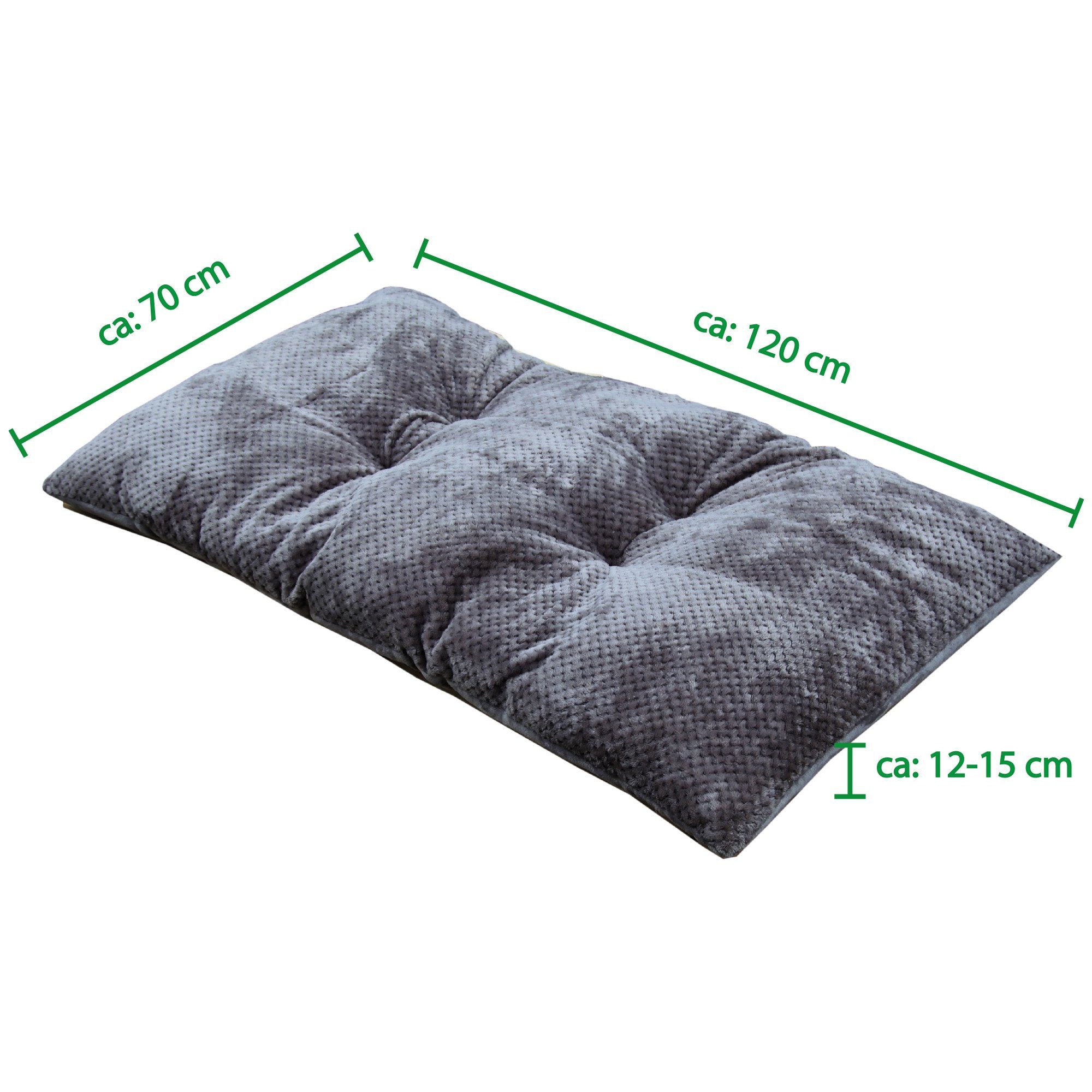 Bestlivings Dekokissen, Palettenkissen 70x120cm, Chillkissen, Paletenauflage, Relaxkissen, Palettensofa