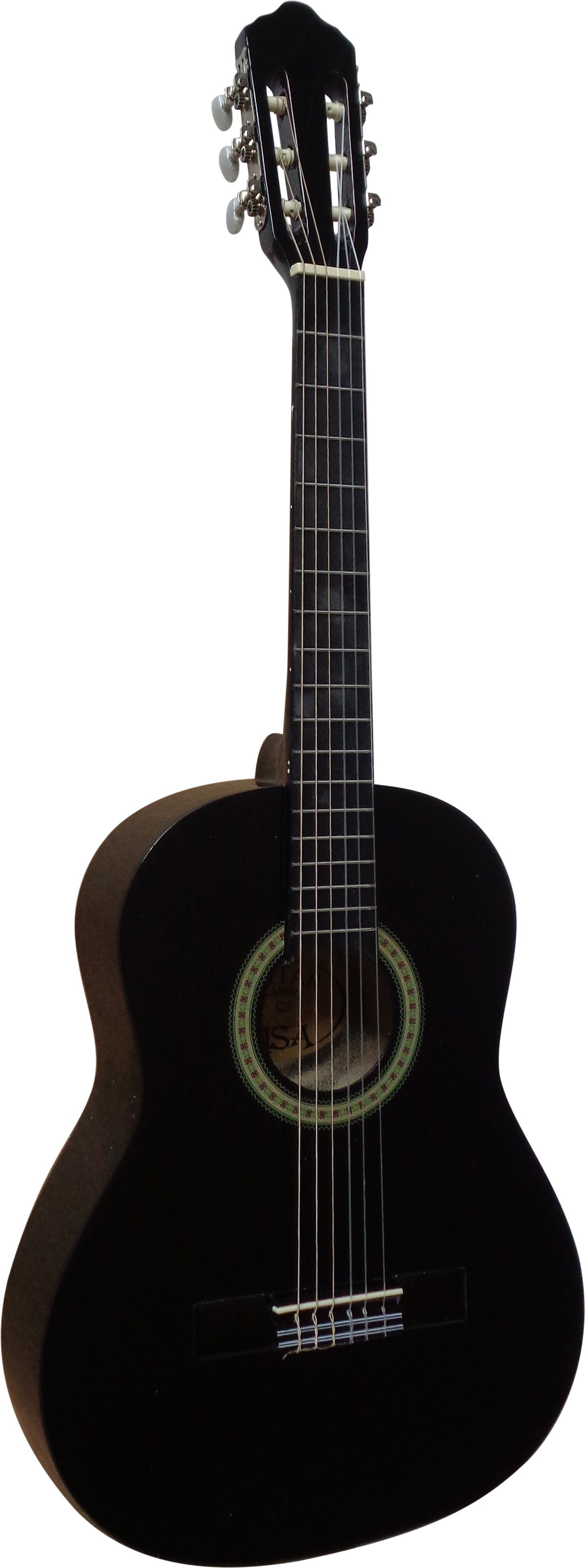 MSA Akustikgitarre J, Konzertgitarre Junior im Set mit Tasche, Band, Nylonsaiten, 3x Pleks