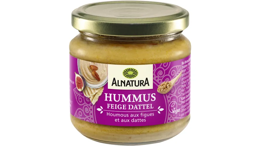 Alnatura Bio Hummus Feige-Dattel 180 g