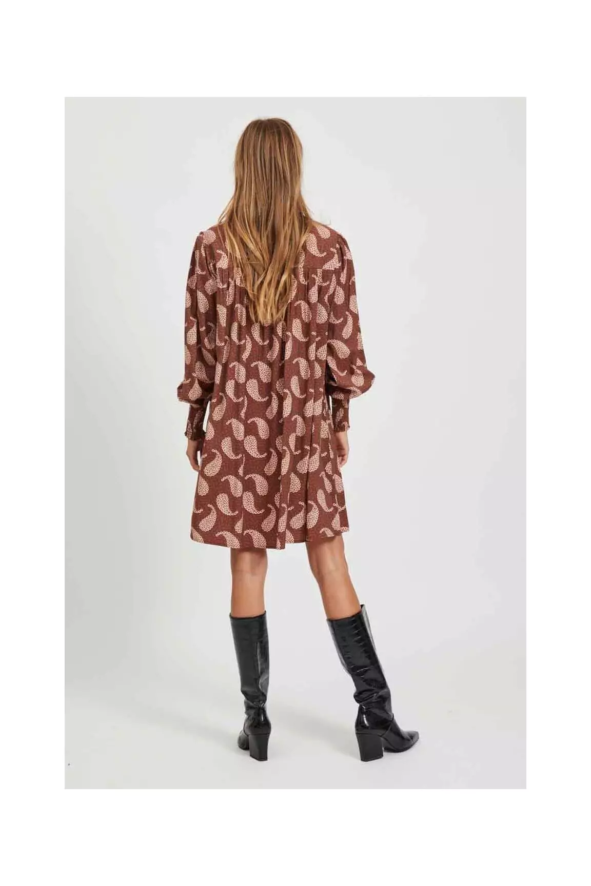 Vila Robes Mi Longues Femme couleur marron