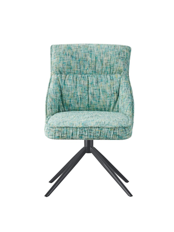 DUBI Möbel 2er-Set: Drehstuhl THOMAS-ZARA in Türkis - (B)49 x (H)84 x  (T)62 cm günstig kaufen onesize