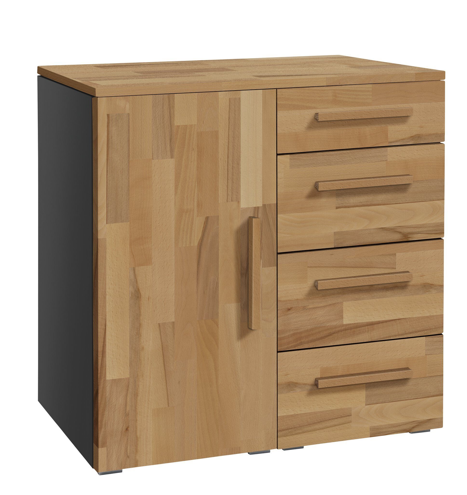 HASENA Highboard Hasena Accessoires Qunito Kommode Massivholz 90x50x85 (1)