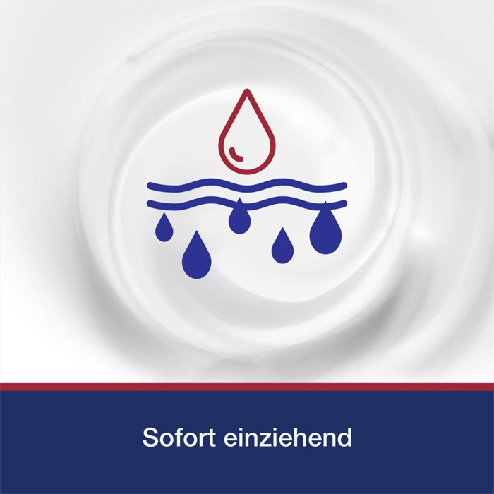 Sofort einziehende Feuchtigkeitscreme
