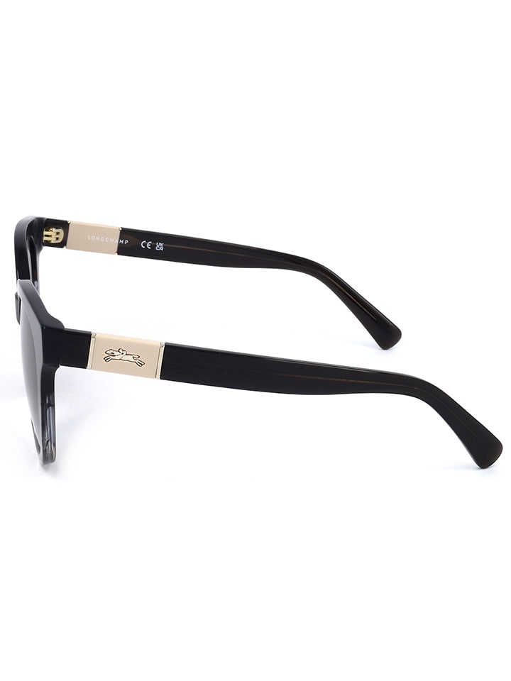 Longchamp Damen-Sonnenbrille in Schwarz/ Grau günstig kaufen 53