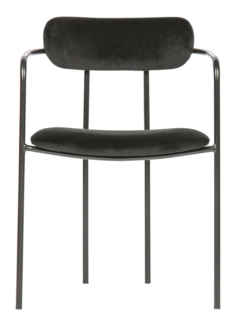 WOOOD Fauteuil exclusif Ivy en velours