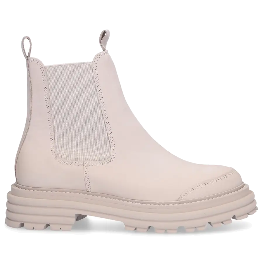 305 SOBE - Chelsea Boots ELAINE Nubukleder - grau