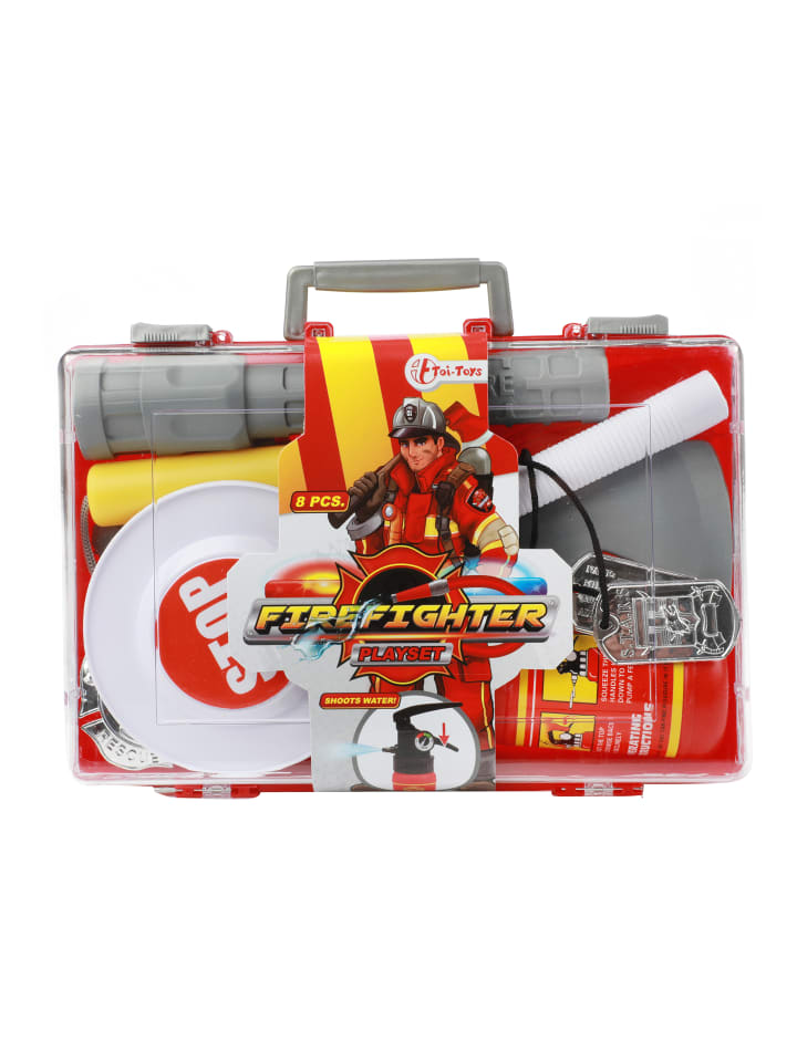 Toi-Toys Toi-Toys - FIRE FIGHTER großes Feuerwehr Set (8-telig) in mehrfarbig günstig kaufen onesize