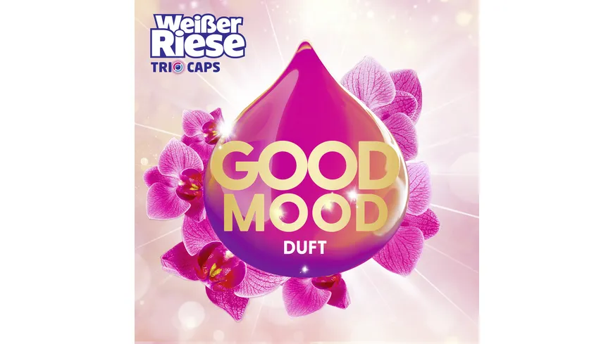Weißer Riese Colorwaschmittel Color Trio-Caps Floral Sensation Orchidee 216 g