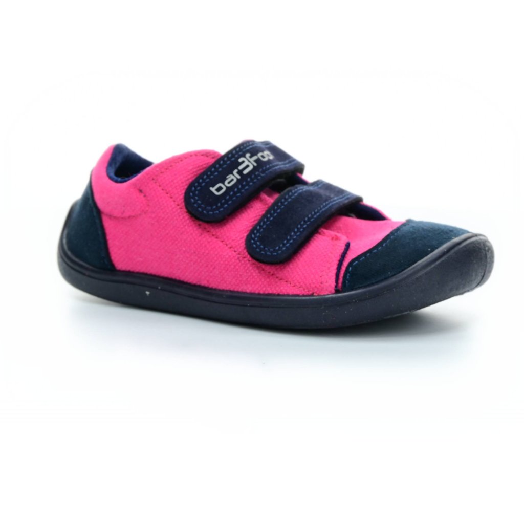 3F pink-blaue Barfuß-Sneakers 2 Klett 3BE29/10