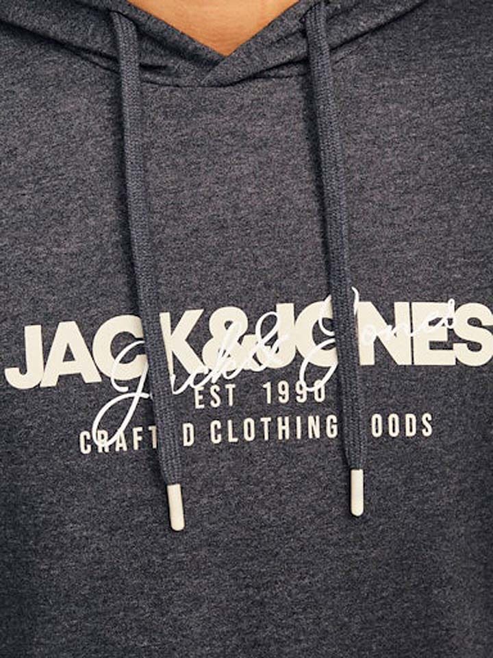 Jack & Jones Hoodie in Anthrazit günstig kaufen