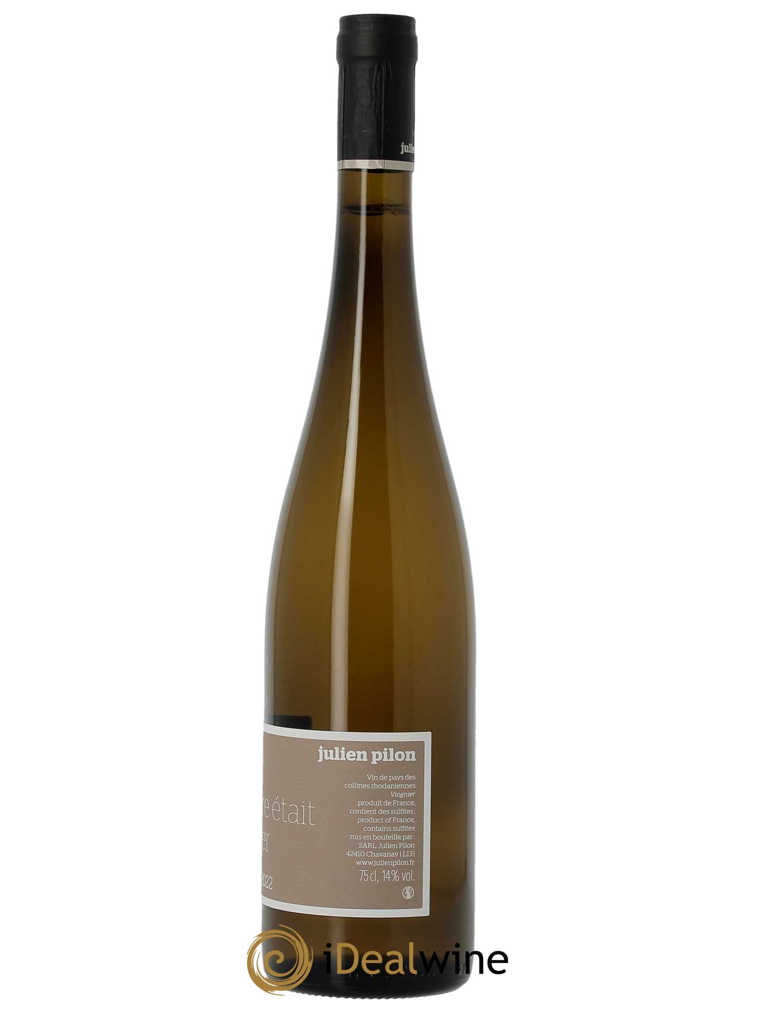 IGP Collines Rhodaniennes Mon Grand-père était limonadier Julien Pilon  2022 - Lot de 1 Bouteille