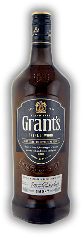 Grant's Triple Wood Smoky 1,0 Liter 40% Grant's Triple Wood Smoky 1,0 Liter 40%  1	 Liter - Vol 40%