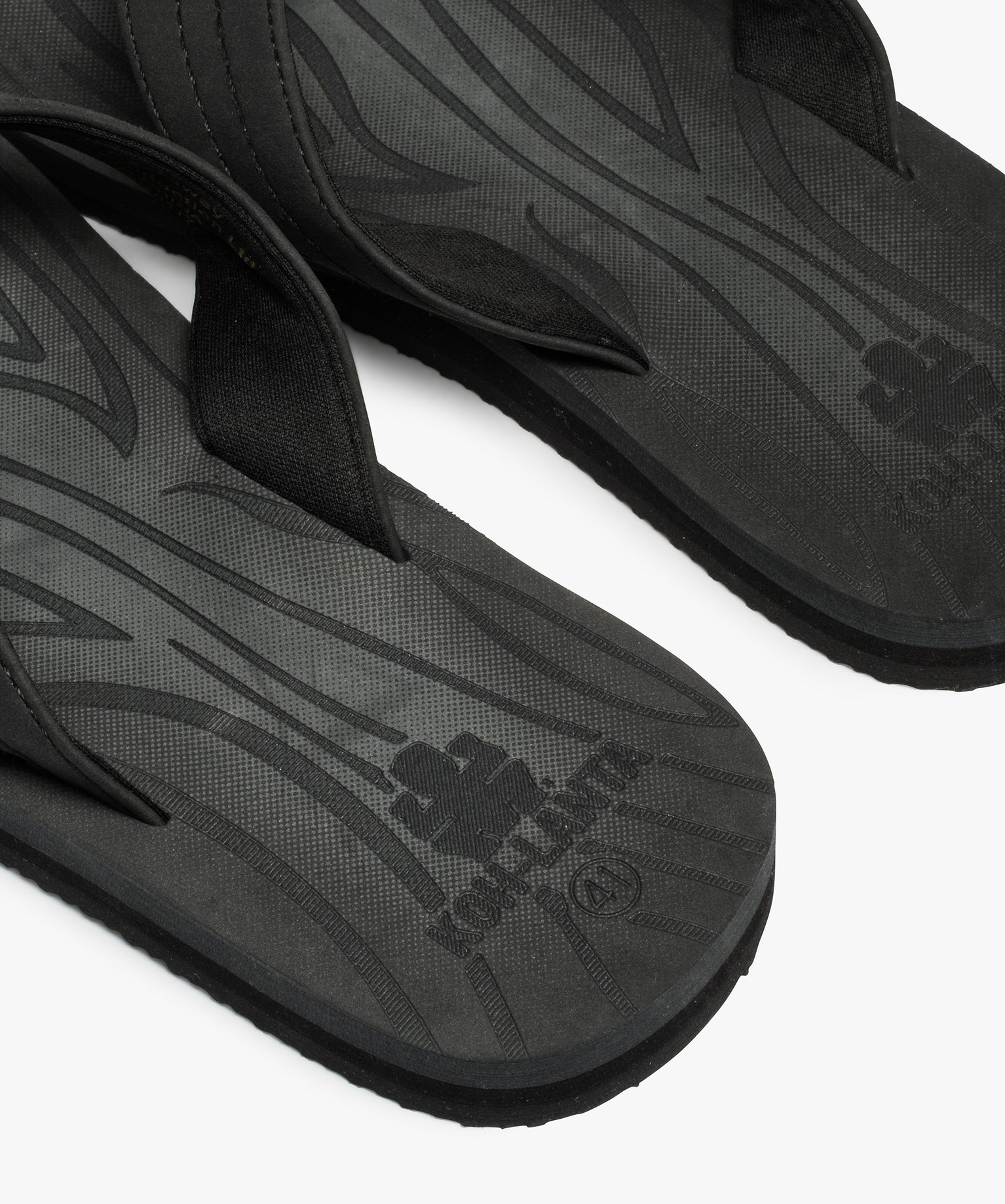 Tongs homme unies à larges brides – Koh Lanta gris | GEMO