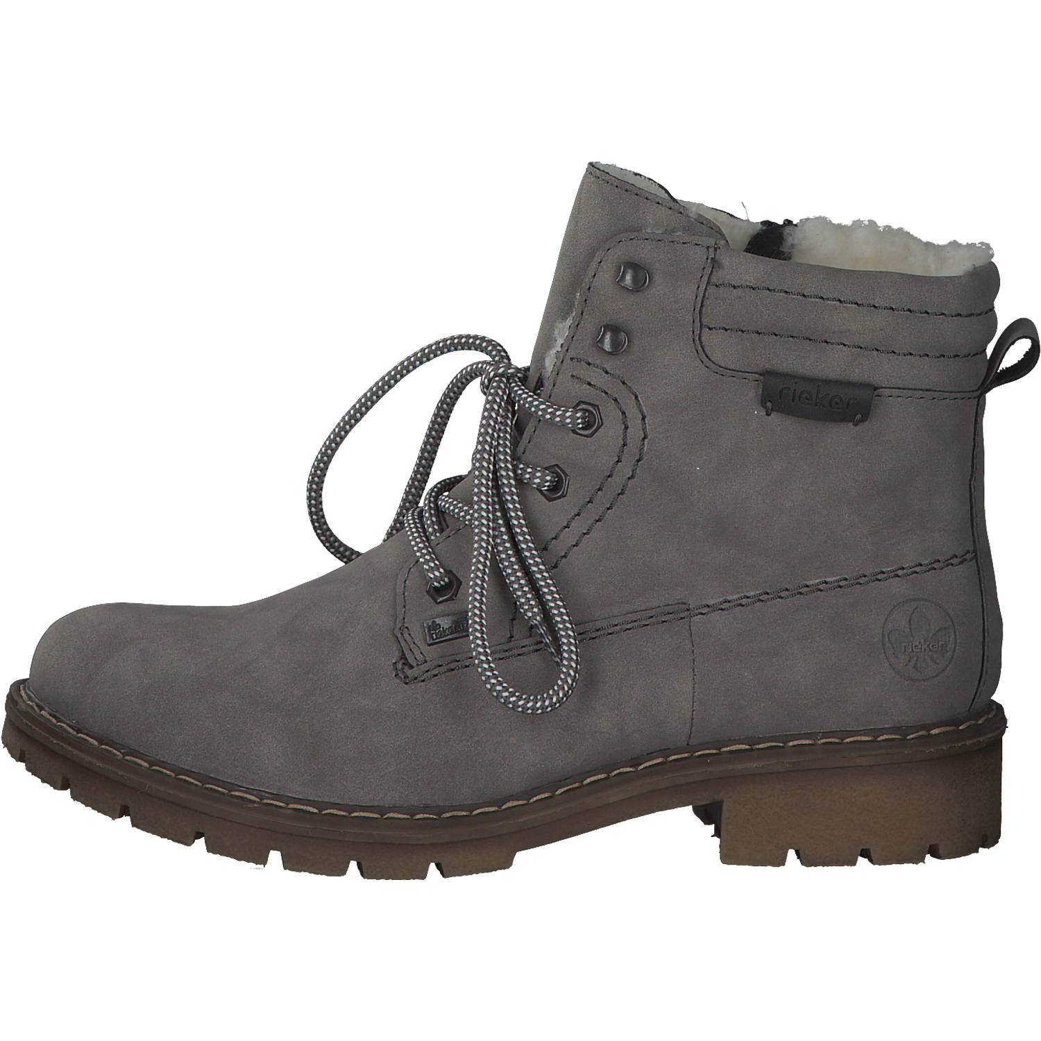 Rieker Y9125, Winterstiefeletten, Damen, Grau