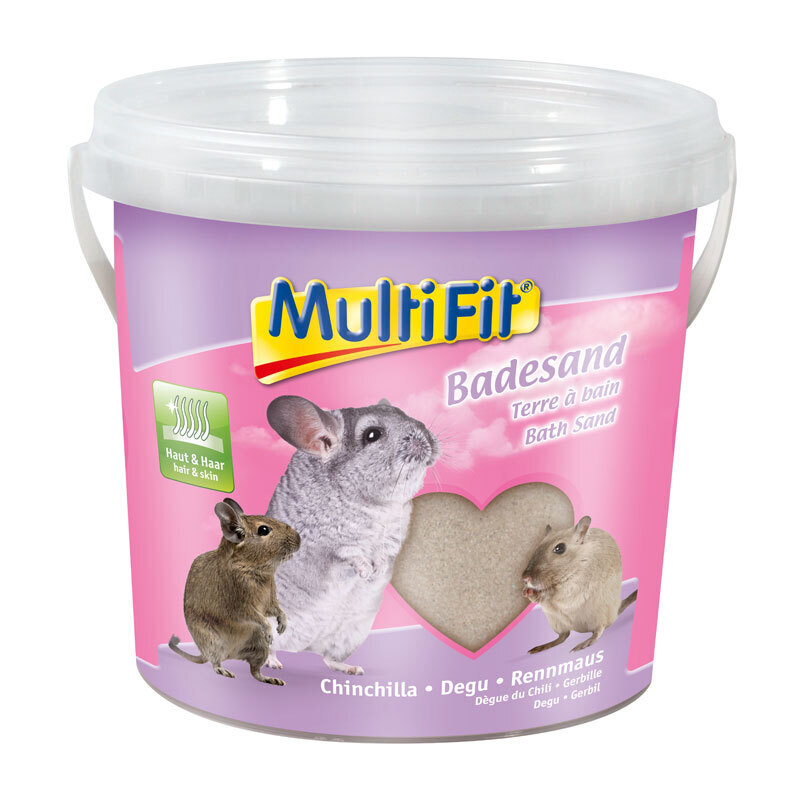 MultiFit Badesand & Badehäuser MultiFit Badesand für Chinchilla 1 kg