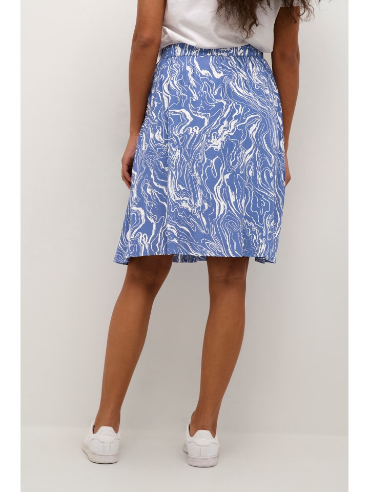 Kaffe Rock KAarona in Blue Indigo/White Marbel günstig kaufen