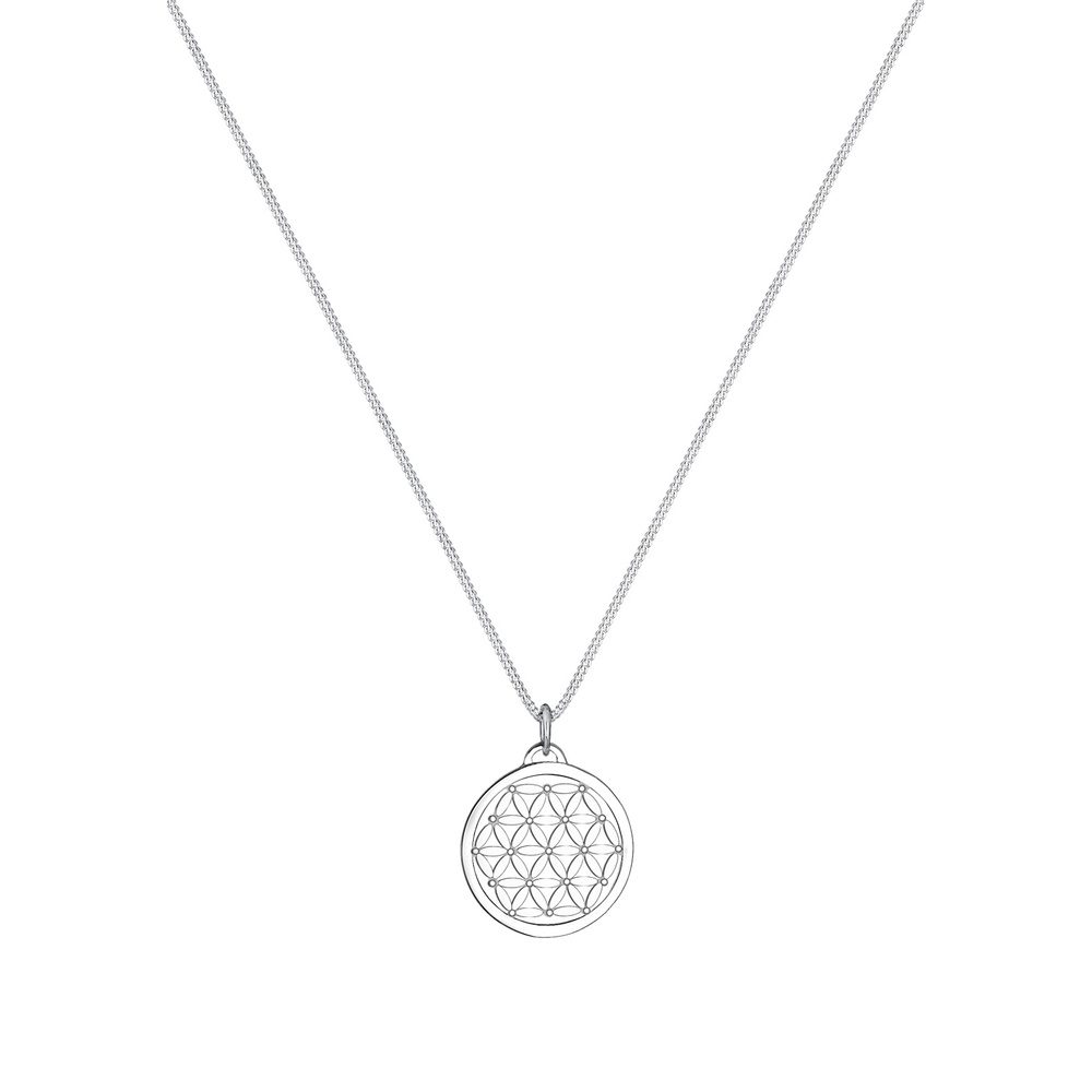 Elli Elli Collier Fleur de Vie Collier Femme  (925/1000) Argent Bijoux