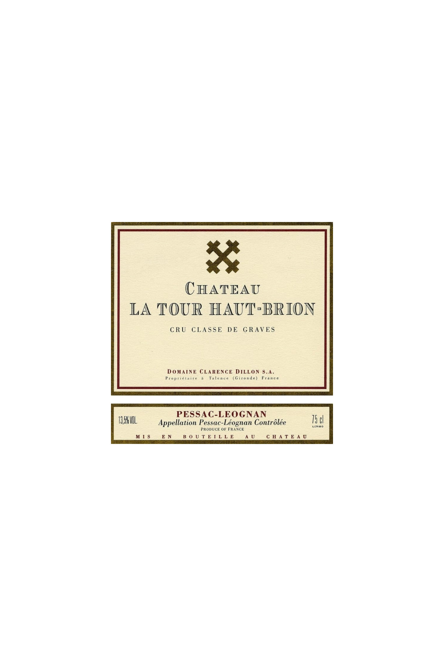 Château La Tour Haut Brion 1982, Pessac Leognan