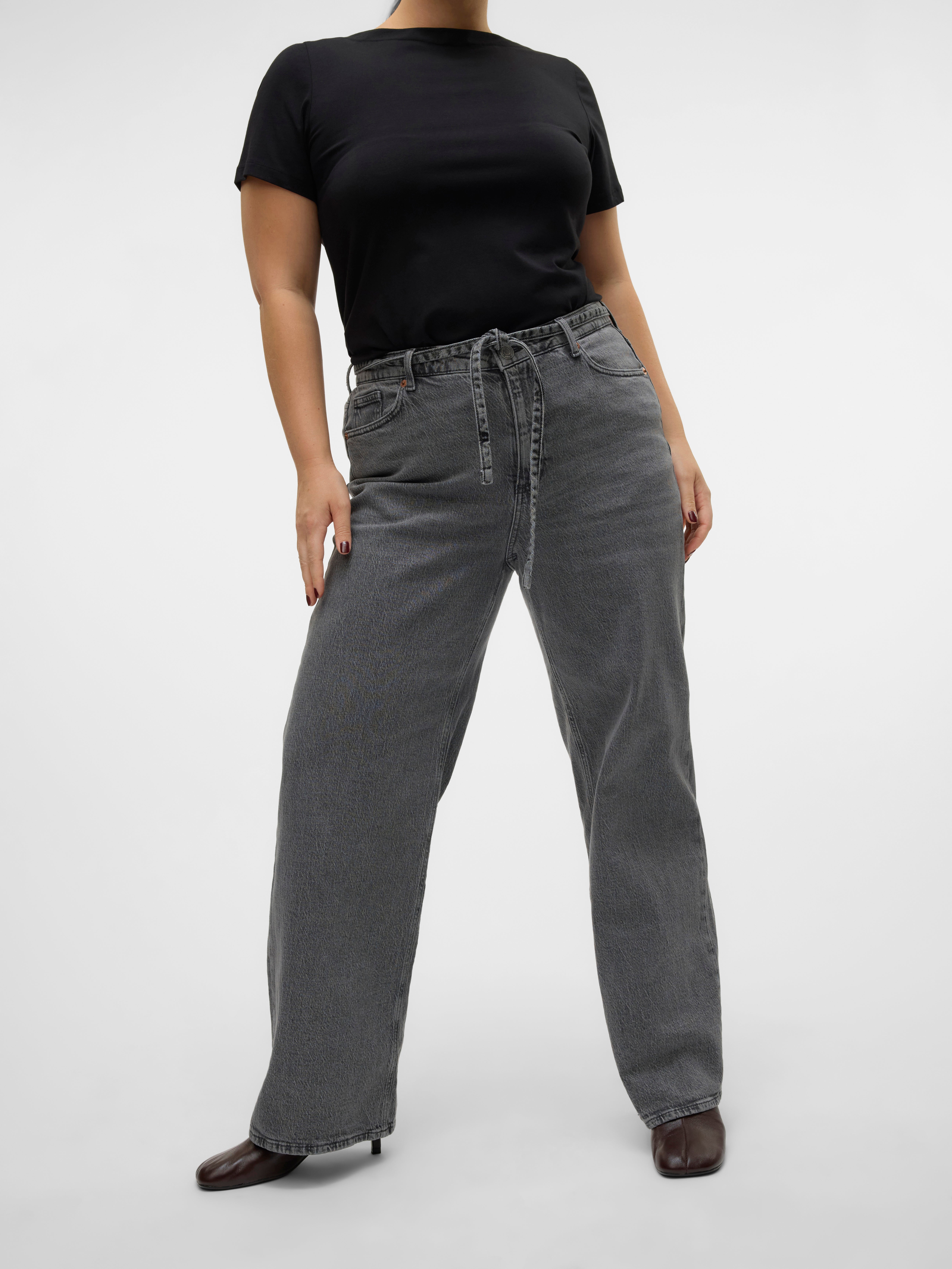 VMCTESSA Hohe Taille Weiter Beinschnitt Jeans