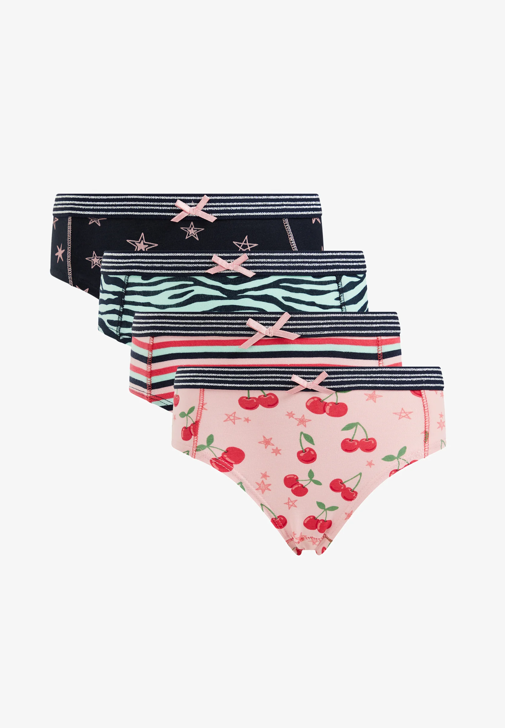 WE Fashion PAQUETE DE 4 - Braguitas