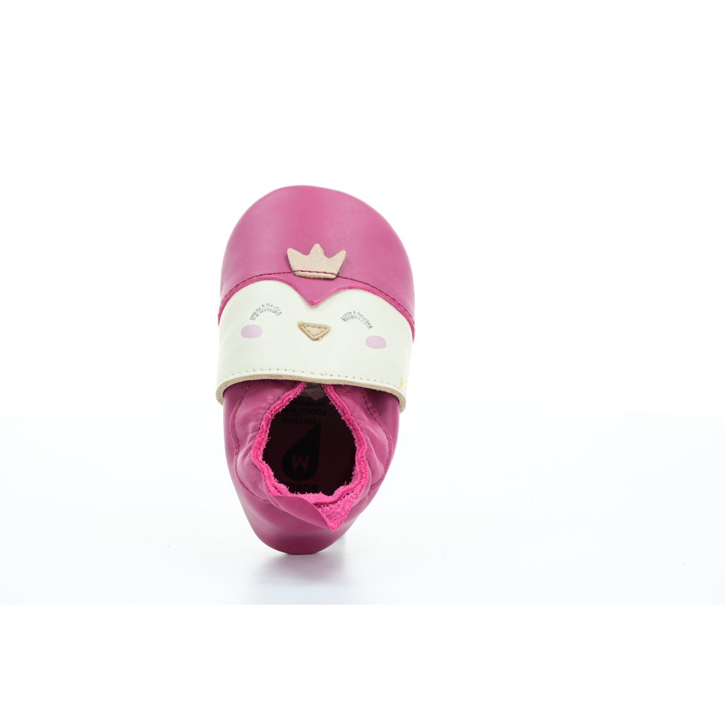Bobux Frosty Dark Pink (Soft Sole) Krabbelschuhe