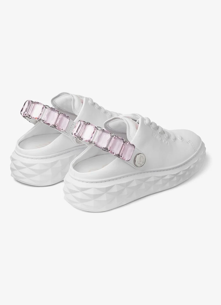 Jimmy Choo Diamond Sling kedas no jēra ādas