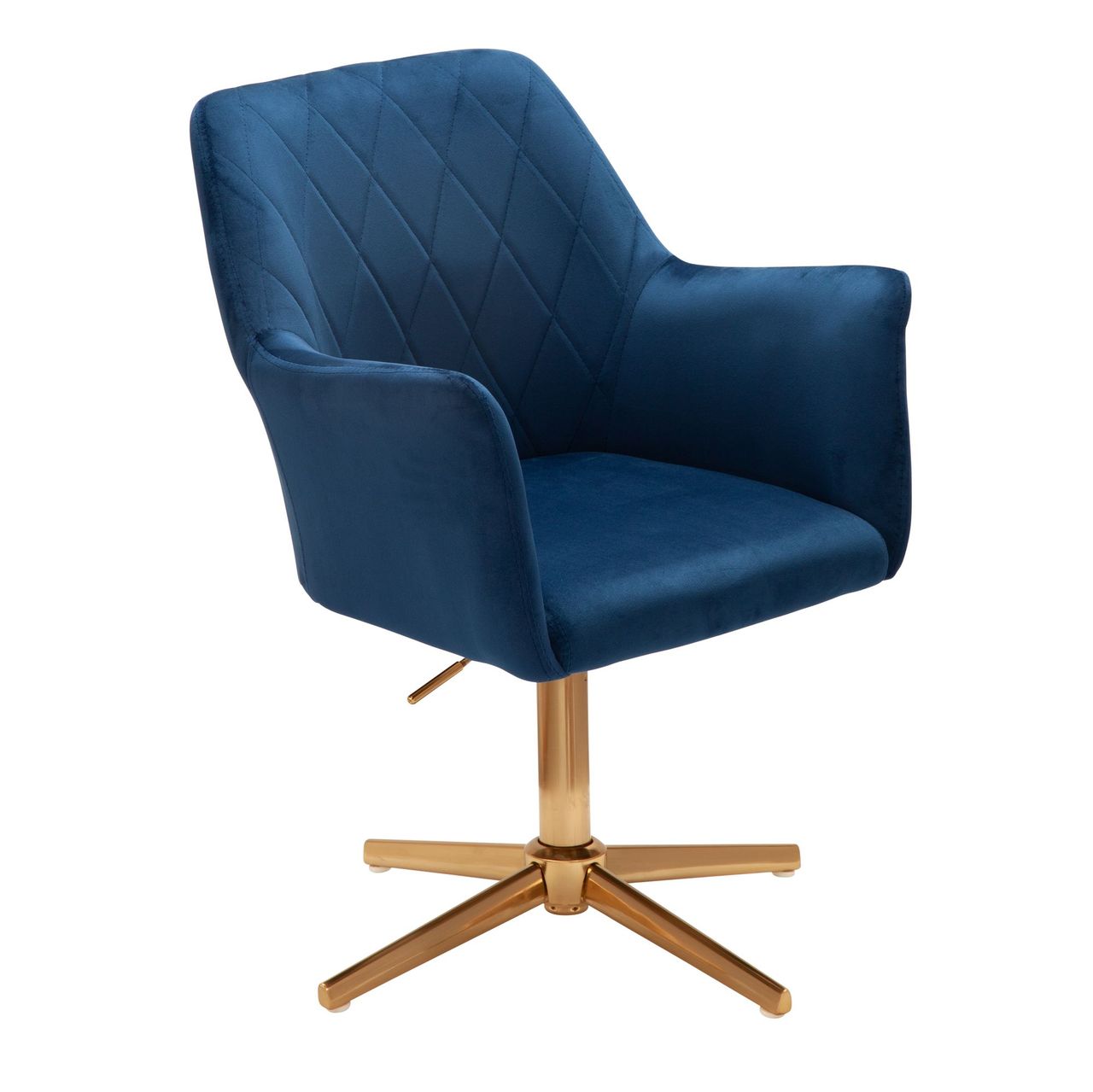 Wohnling Drehstuhl 97 x 55 x 55 cm Blau