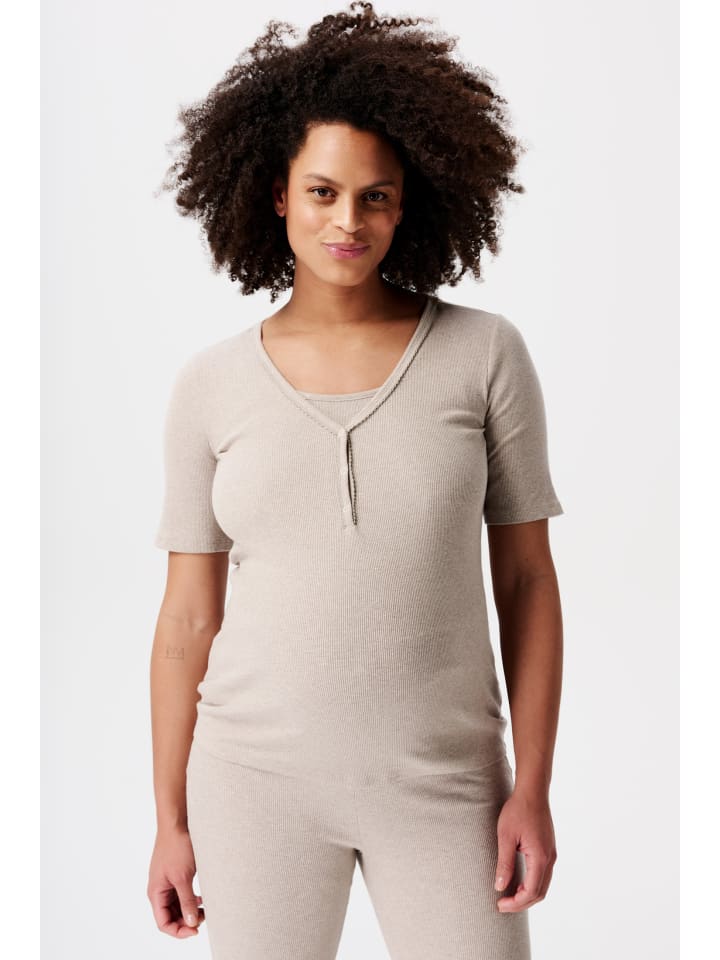 Noppies Still-Schlaftop Renate in Taupe Melange günstig kaufen