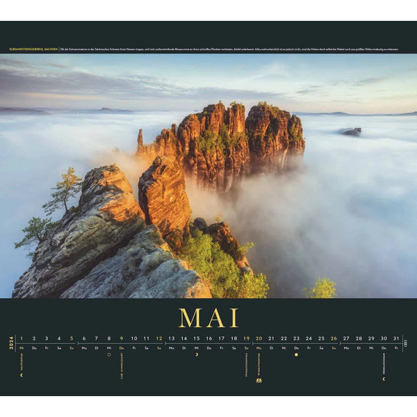 GEO SAISON: DEUTSCHLAND 2024 - WAND-KALENDER - Kalender