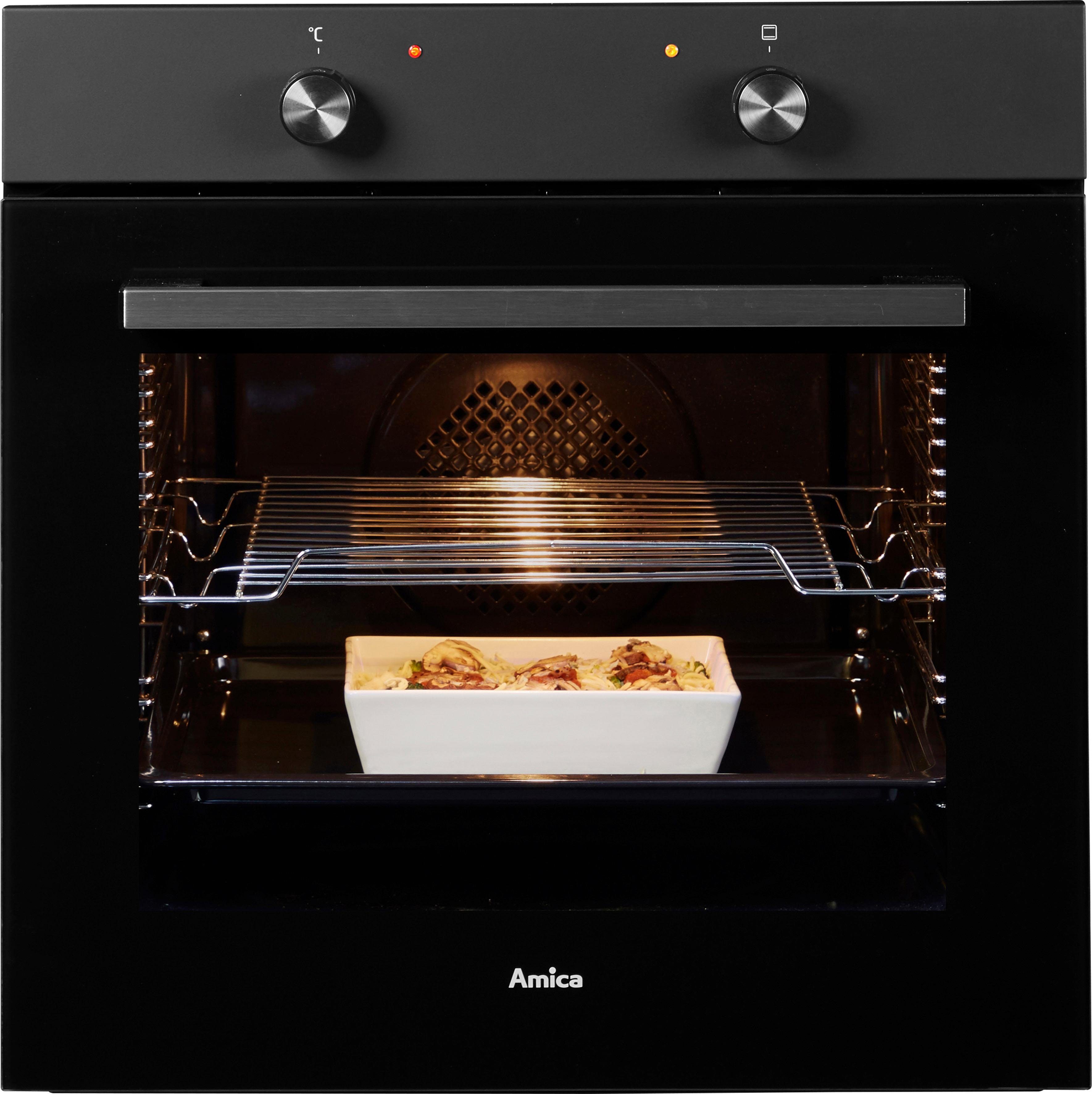 Amica Einbaubackofen EBX 947 600 SM, mit Teleskopauszug nachrüstbar, Simple Steam, Simple Steam