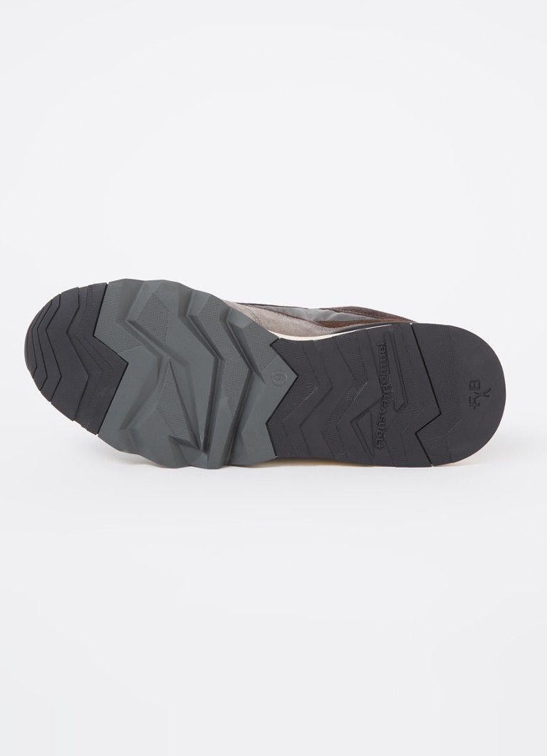 Floris van Bommel De Zager 01.21 suede sneaker with mesh details