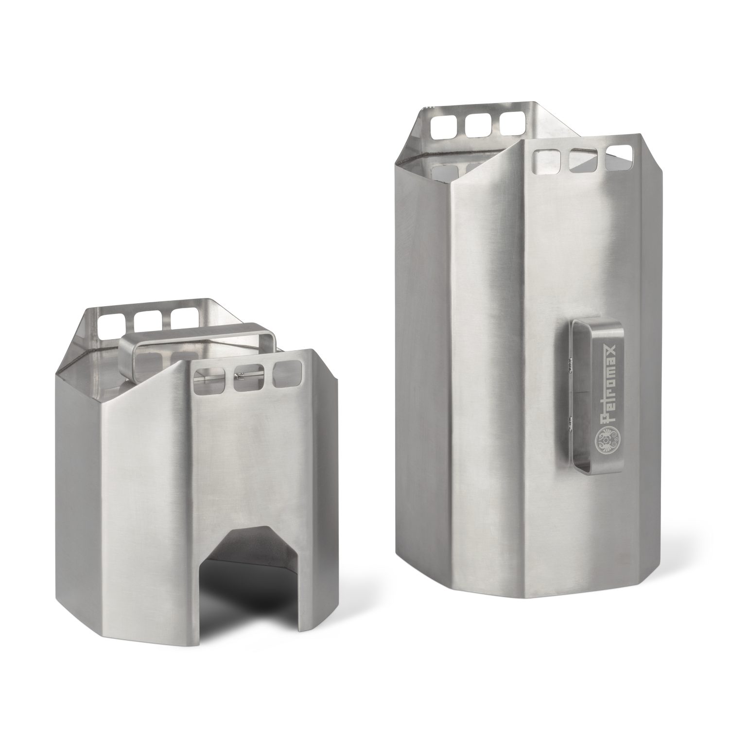 Petromax Holzkohle Kohlenschweler aus Edelstahl Holzkohle selber produzieren, 10 l, (2-St), keine Holzkohle mehr kaufen, selber Köhlern