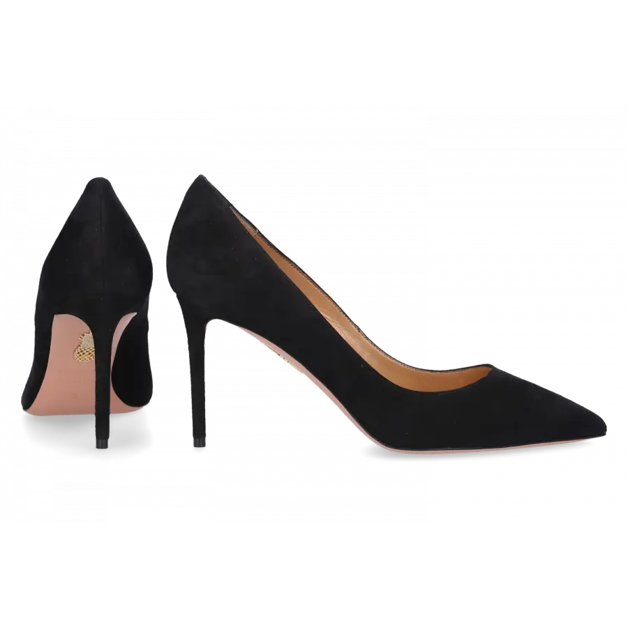 Aquazzura - Pumps PURIST 85 Veloursleder - schwarz
