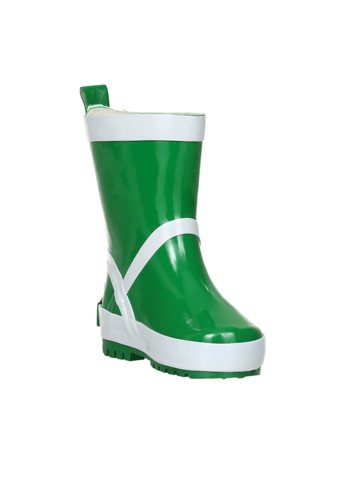 Playshoes Gummistiefel uni in Grün günstig kaufen