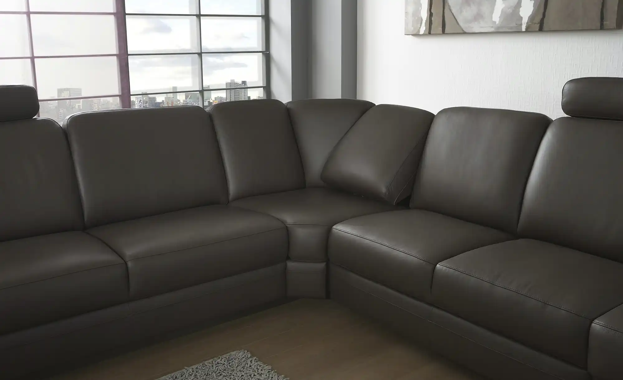 Kollektion Kraft Ecksofa aus Leder Ole