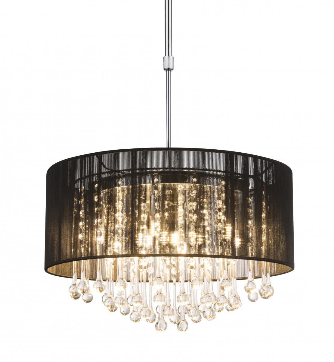 Globo Lighting - BAGANA - Hängeleuchte Metall verchromt, 12x G9 LED