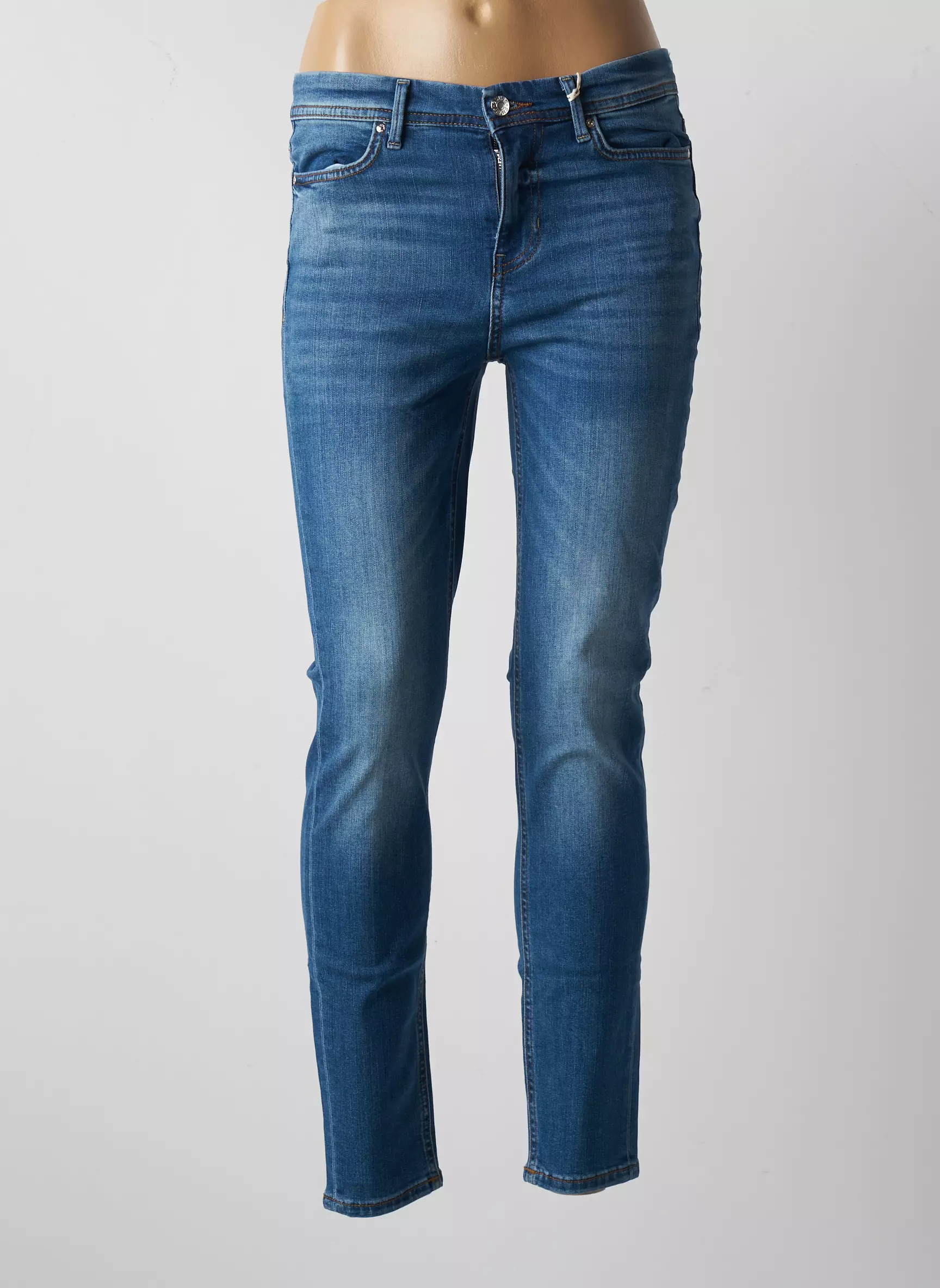Guess Jeans Skinny Femme couleur bleu