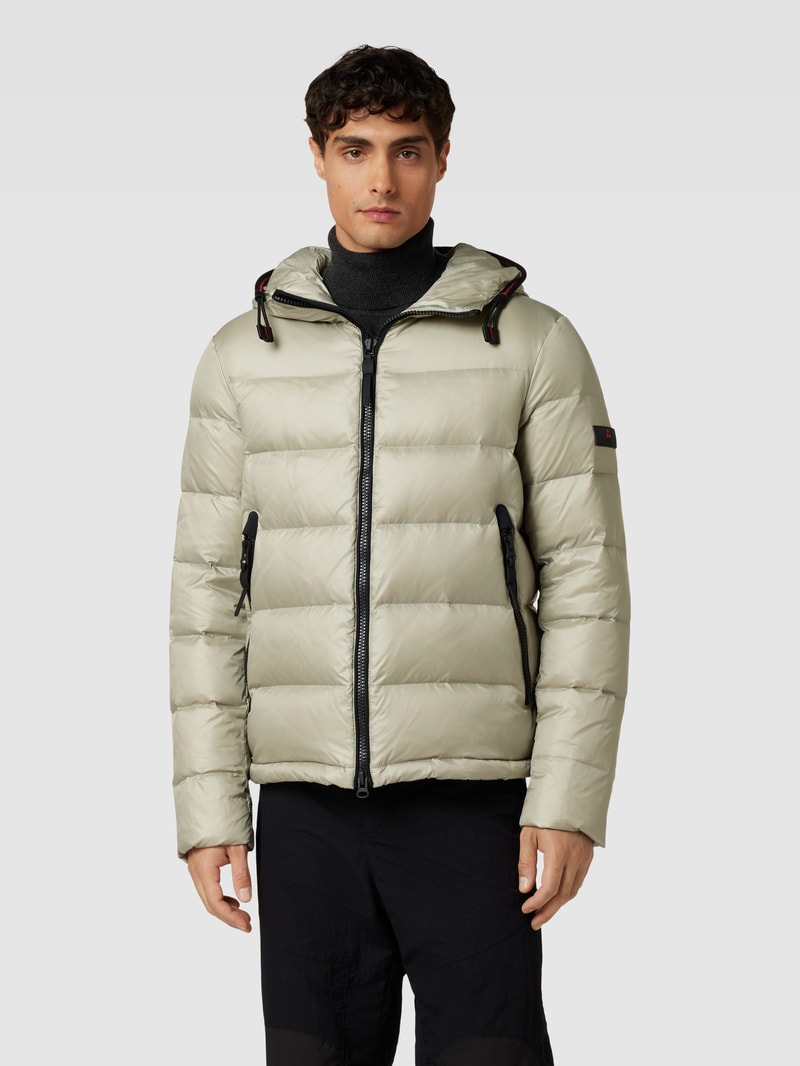 Steppjacke mit Kapuze Modell 'HONOVA NR 02' in beige