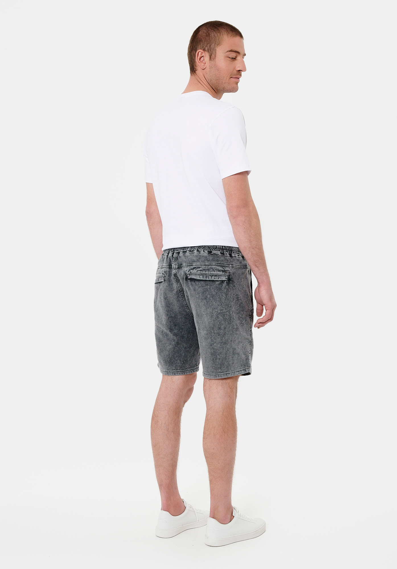 EVAN   Short gris homme