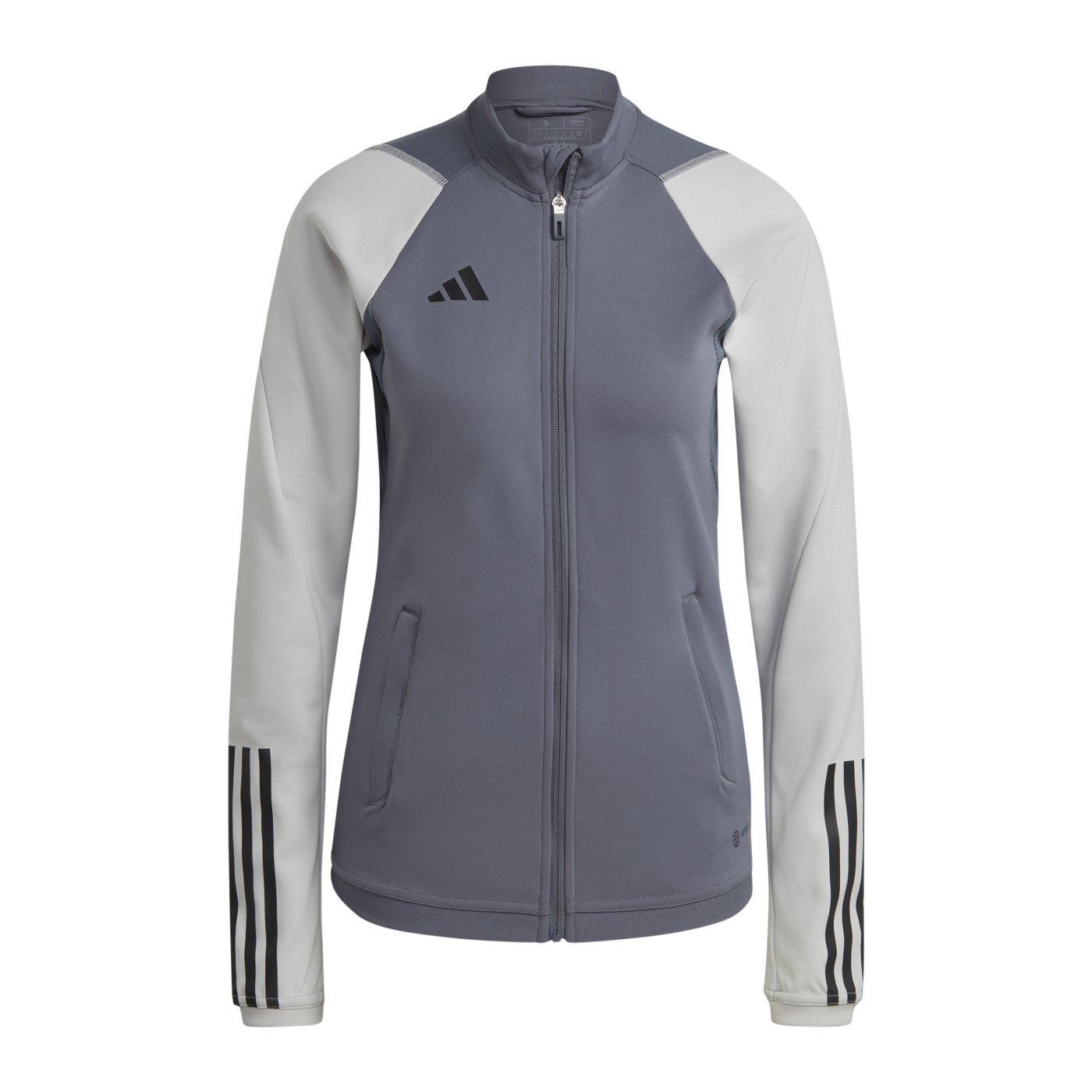 adidas Tiro 23 Competition Trainingsjacke Damen Grau Schwarz
