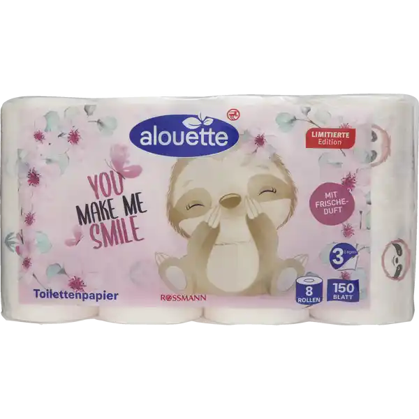 Toilettenpapier ,,You Make Me Smile''