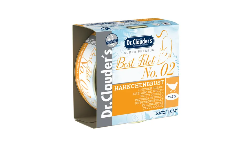 Dr. Clauders Katzennassfutter Best Filet No2 70g 70 g