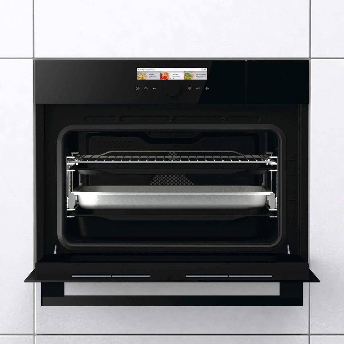 GORENJE Dampfbackofen BCS 598 S24BG, mit 1-fach-Teleskopauszug, Aqua-Reinigungsfunktion