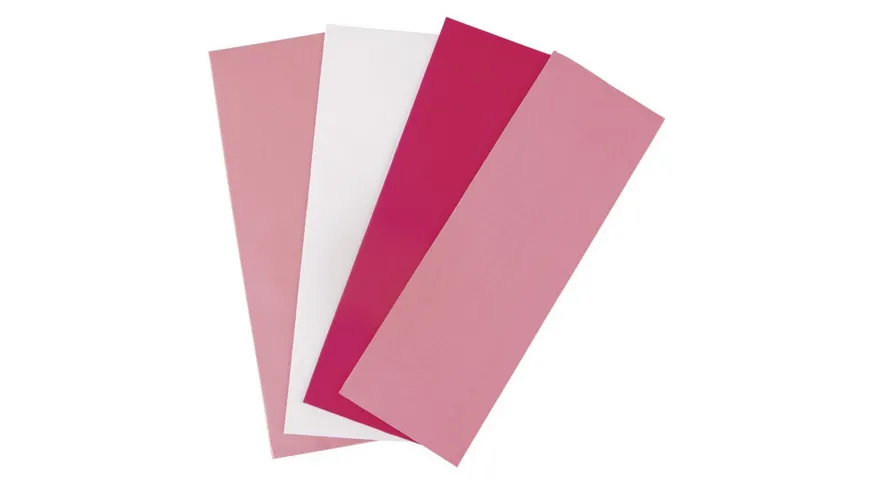 rayher Wachsfolie Rosa-Töne 20x6,5cm