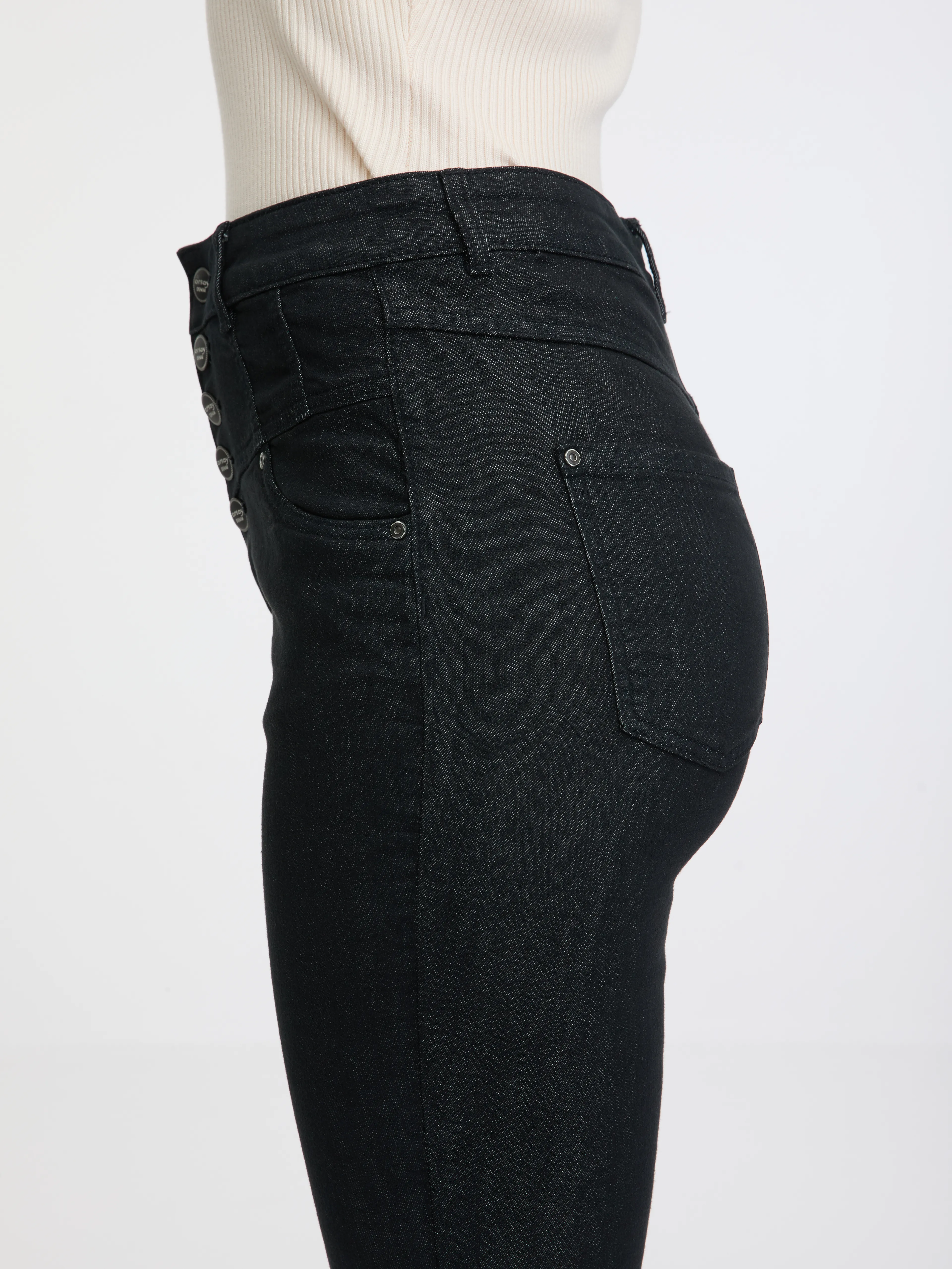 Schwarze Skinny-Fit-Jeans für Damen ORSAY