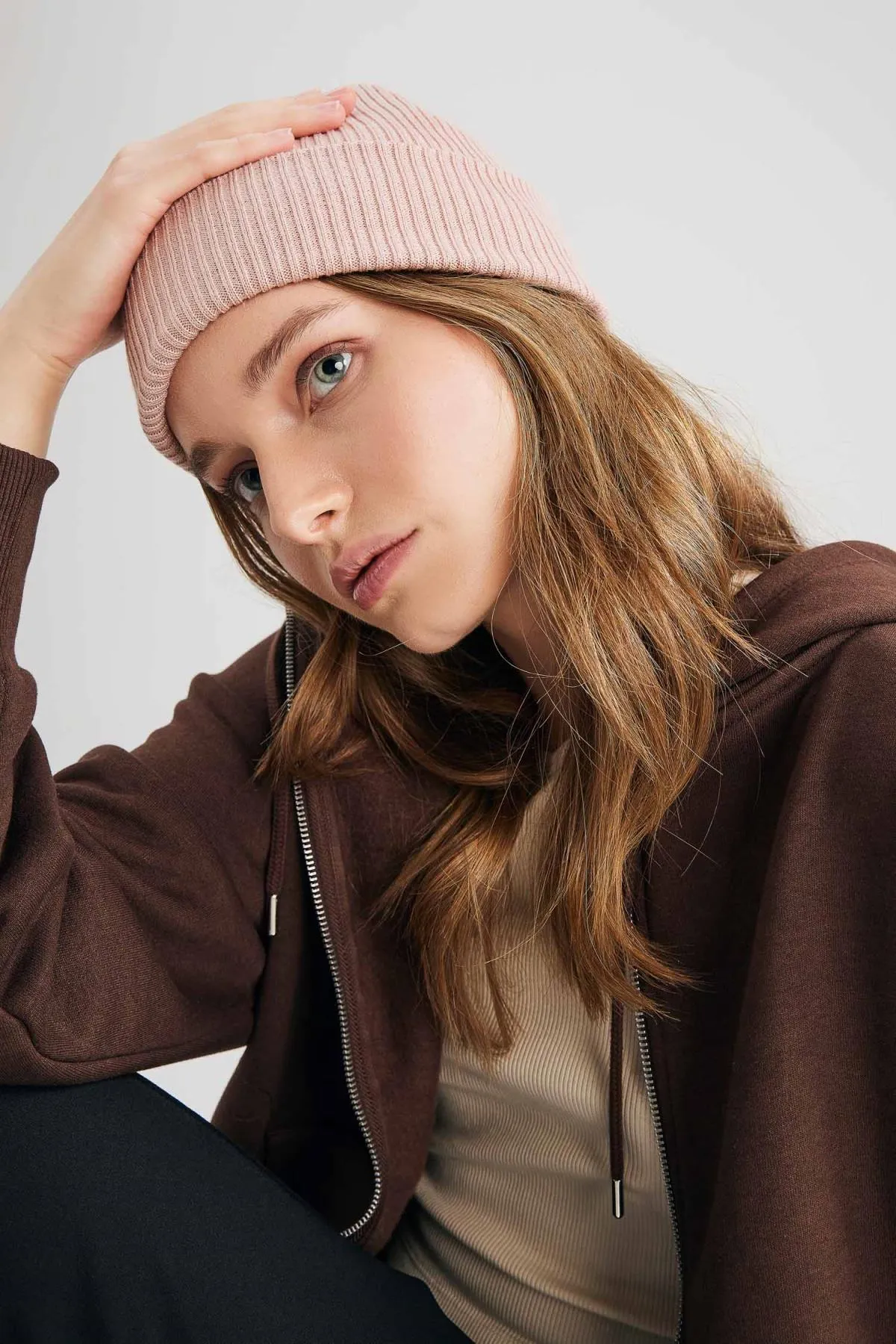 DeFacto  Basic-Strick-Baskenmütze für Damen