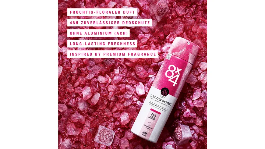 8X4 Deospray No.15 Frozen Berry 150 ml