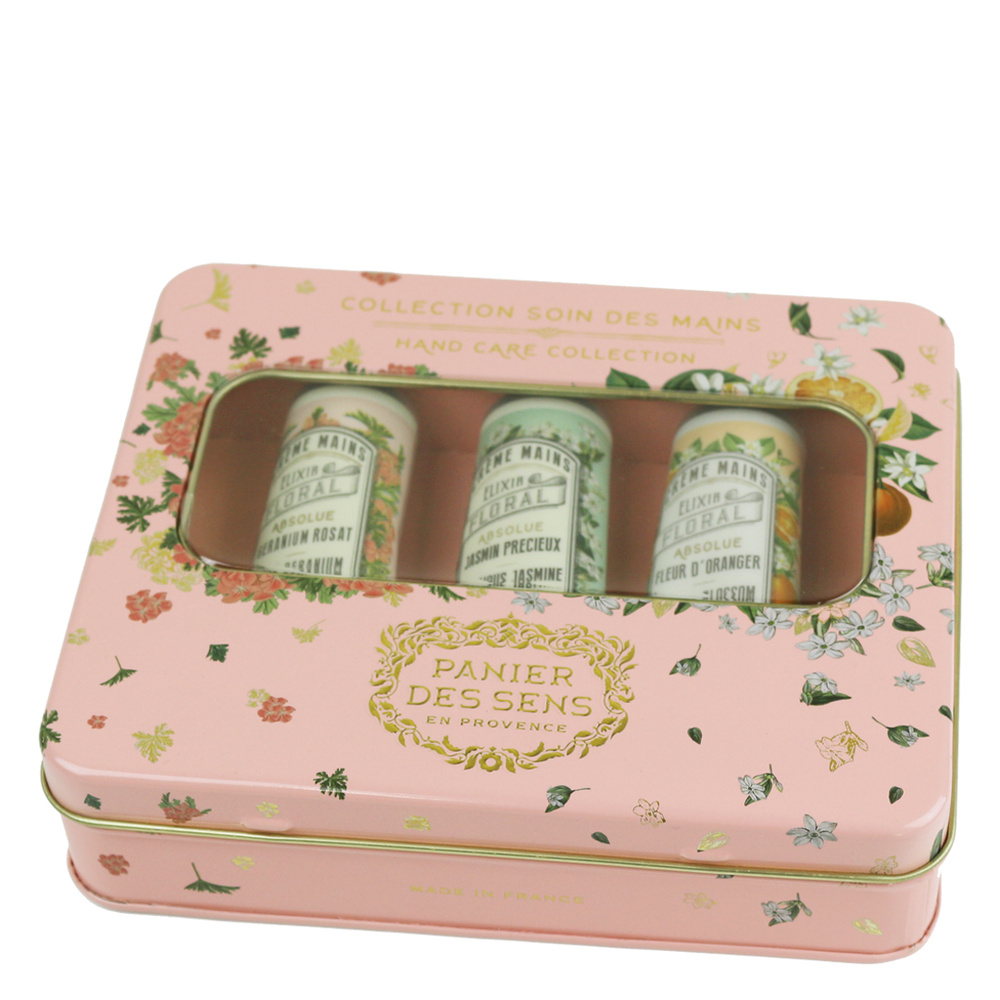 Panier des Sens Coffret les Absolues TIN BOX 3x Crème Mains